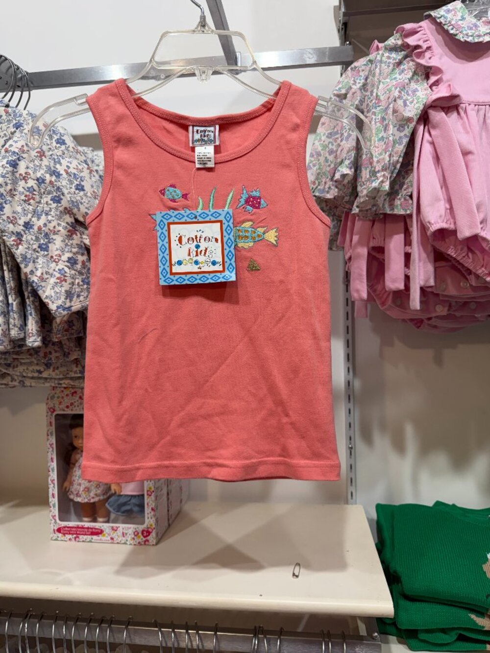 NWT Cotton Kids Sea Life Motif Top